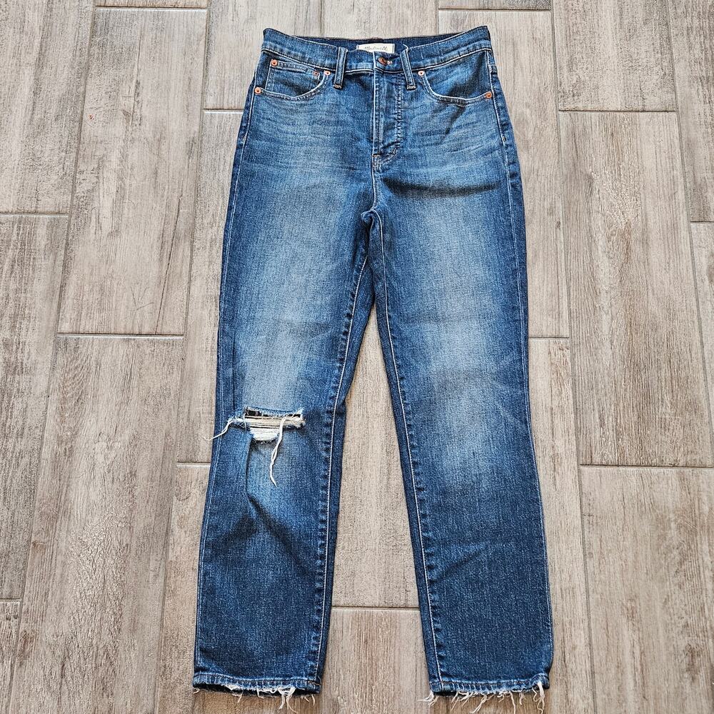Madewell The Perfect Vintage Crop Jeans Women’s 27 High-Rise Straight‎ Crop